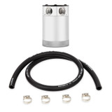 Mishimoto Compact Baffled Oil Catch Can - 2-Port - Polished - MMBCC-CBTWO-P
