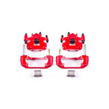 Power Stop 94-98 Ford Mustang Front Red Calipers w/Brackets - Pair - S4378