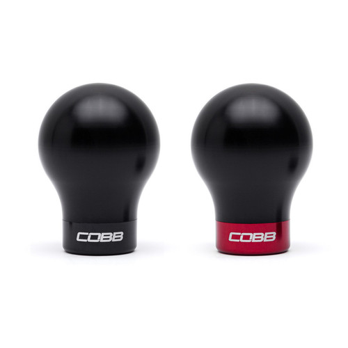 Cobb Mazda 6-Speed Weighted COBB Shift Knob - Black (Incl. Both Red + Blk Collars) - 271360-BK Photo - Primary