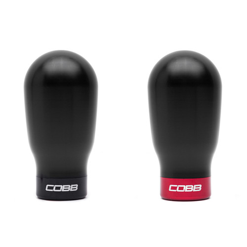 Cobb Mazda 6-Speed Tall Weighted COBB Shift Knob - Black (Incl. Both Red + Blk Collars) - 271370-BK Photo - Primary
