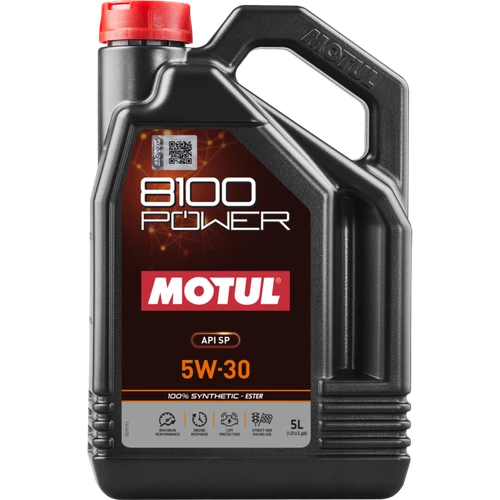 Motul 5L 8100 Power 5W30 Full Synthetic Engine Oil - 111801 Photo - Primary