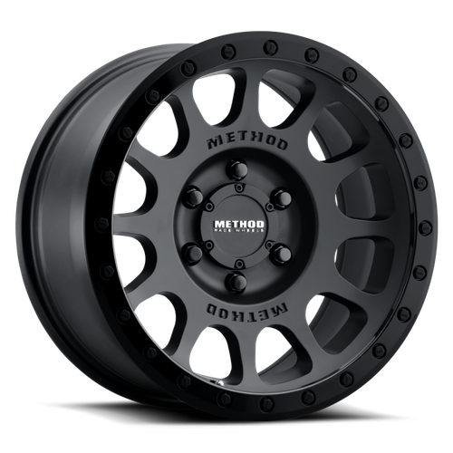 Method MR305 NV 18x9 18mm Offset 8x170 130.81mm CB Matte Black/Gloss Black Lip Wheel - MR305890871018 Photo - Primary