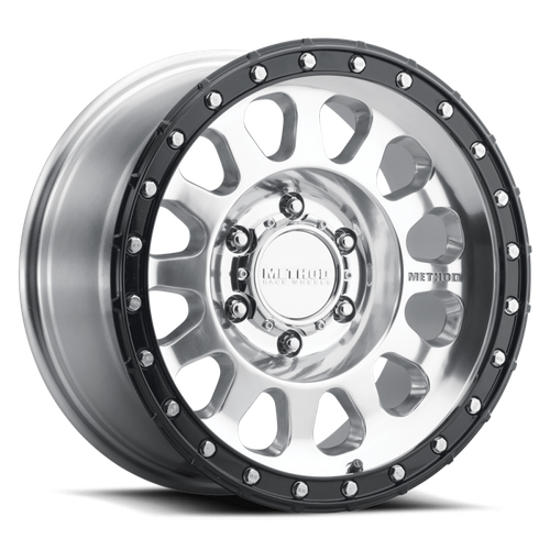 Method MR315 17x8.5 0mm Offset 6x135 87mm CB Polished Wheel - Gloss Black Lip - MR315785161700 Photo - Primary