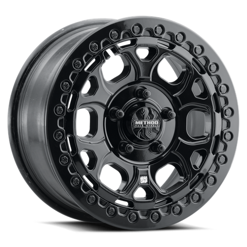 Method MR416 Beadlock 15x7 / 5x4.5 / 55mm Offset / 68.00mm Bore - Gloss Black Wheel - MR416570121361B Photo - Primary