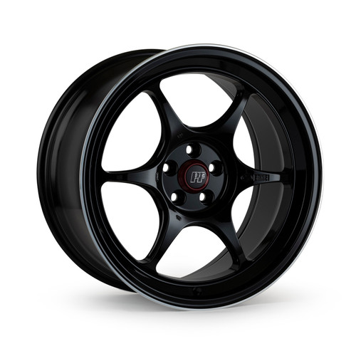 Enkei PF06 15x8 4x100 35mm Offset 67mm Bore - Black Machined - 545-580-4935BKM Photo - Primary