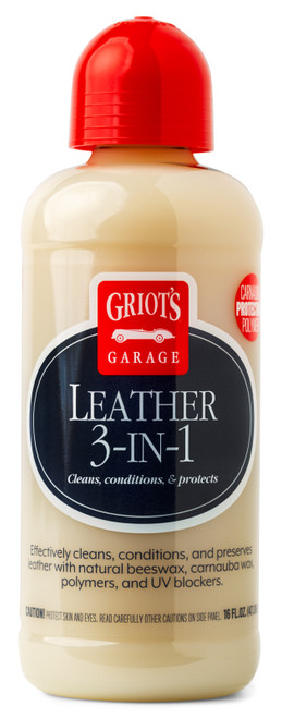 Griots Garage Leather 3-in-1 Cream - 16oz - 11019 Photo - Primary