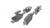 Brembo 2022 Ford Bronco Sport/ Ford Escape/ Ford Maverick Front NAO Brake Pad - P24218N Photo - Close Up