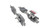 Brembo 2022 Ford Bronco Sport/ Ford Escape/ Ford Maverick Front NAO Brake Pad - P24218N Photo - Close Up