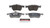 Brembo 2022 Ford Bronco Sport/ Ford Escape/ Ford Maverick Front NAO Brake Pad - P24218N Photo - Close Up