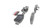 Brembo 2022 Ford Bronco Sport/ Ford Escape/ Ford Maverick Front NAO Brake Pad - P24218N Photo - Close Up