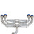 Invidia 2022+ Volkswagen Golf R MK8 76mm R400 Valved Cat Back Exhaust Rolled TI Tips - HS22GFR8GV4RT Photo - Close Up