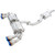 Invidia 2022+ Volkswagen Golf R MK8 76mm R400 Valved Cat Back Exhaust Rolled TI Tips - HS22GFR8GV4RT Photo - Close Up