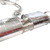 Invidia 2022+ Volkswagen Golf R MK8 76mm R400 Valved Cat Back Exhaust Rolled TI Tips - HS22GFR8GV4RT Photo - Close Up