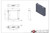 CSF Universal Large Single-Pass Oil Cooler - M22 x 1.5 - 12in L x 9.33in H x 2.16in W - 8371 Technical Drawing