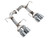 AWE Tuning 22-25 Subaru VB WRX Track Edition Axle-Back Exhaust - Chrome Silver Tips - 3020-42424 Photo - out of package