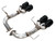 AWE Tuning 22-25 Subaru VB WRX Track Edition Axle-Back Exhaust - Diamond Black Tips - 3020-43424 Photo - out of package
