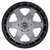 Weld Off-Road Ridge 20x9 - 8x170 BP - ET0 - 125.1mm CB - Satin Gunmetal Wheel (Black Ring) - W15109017500 Photo - Primary