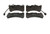 Brembo 18-19 Alfa Romeo Giulia/ Alfa Romeo Stelvio Front Low-Met Brake Pad - P23186 Photo - Close Up
