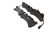 Brembo 18-19 Alfa Romeo Giulia/ Alfa Romeo Stelvio Front Low-Met Brake Pad - P23186 Photo - Close Up