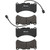 Brembo 18-19 Alfa Romeo Giulia/ Alfa Romeo Stelvio Front Low-Met Brake Pad - P23186 Photo - Close Up