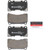 Brembo 09-21 Nissan GT-R Rear NAO Brake Pad - P56128N Photo - Close Up