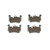 Brembo 04-09 Audi Q7/ Porsche Cayenne/ Volkswagen Touareg Rear NAO Brake Pad - P85070N Photo - Close Up