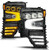 ANZO 22-26 Chevy Silverado 1500 Z-Series LED Projector Headlight - Black Full- Driver Side - 111638X-L User 1