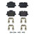 Brembo OE 2022 BMW i4/19-22 Z4/20-22 Toyota GR Supra PRIME Low-Met Brake Pad - Rear - P06114 Photo - Close Up