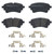 Brembo OE 20-24 Audi S5 Sportback/S6/21-24 SQ5 Sportback/2020 SQ7 Low-Met Brake Pad - Rear - P85185 Photo - Primary