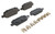 Brembo OE 17-21 Tesla Model 3/2021 Model Y Brake Pad - Rear - P09027 Photo - Close Up