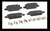 Brembo OE 17-21 Tesla Model 3/2021 Model Y Brake Pad - Rear - P09027 Photo - Close Up