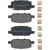 Brembo OE 17-21 Tesla Model 3/2021 Model Y Brake Pad - Rear - P09027 Photo - Close Up