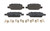 Brembo OE 17-21 Tesla Model 3/2021 Model Y Brake Pad - Rear - P09027 Photo - Close Up