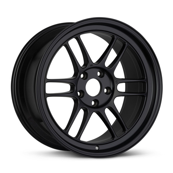 Enkei RPF1 18x9 5x114.3 35mm Offset 73mm Bore Black Wheel G35/350z - 3798906535BK Photo - Primary