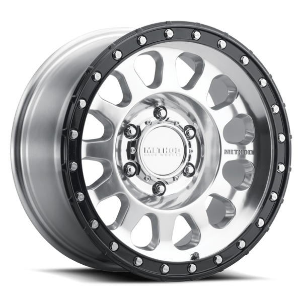 Method MR315 17x8.5 0mm Offset 6x135 87mm CB Polished Wheel - Gloss Black Lip - MR315785161700 Photo - Primary