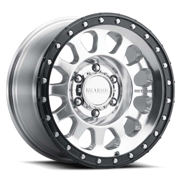 Method MR315 17x8.5 0mm Offset 6x5.5 106.25mm CB Polished Wheel - Gloss Black Lip - MR315785601700 Photo - Primary