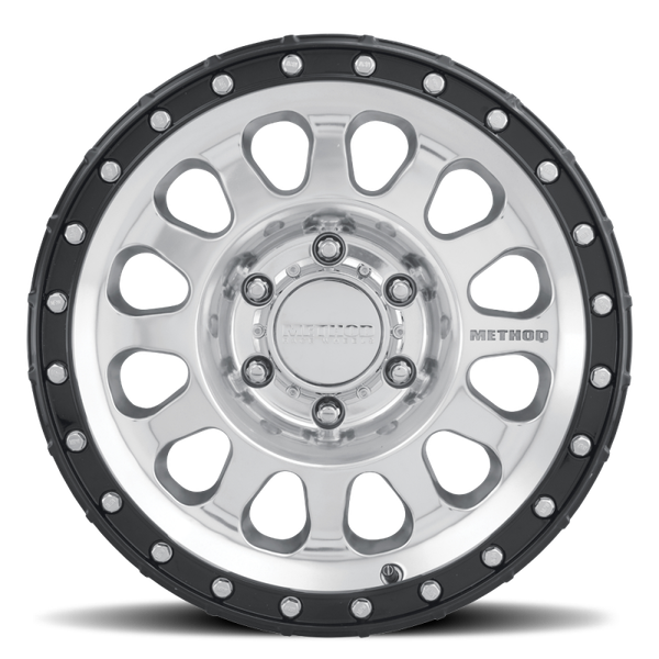 Method MR315 18x9 +18mm Offset 8x170 130.81mm CB Polished Wheel - Gloss Black Lip - MR315890871718 Photo - Primary