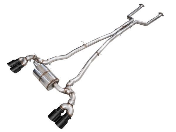 AWE Tuning BMW G90/G99 M5 Touring Edition Cat-Back Exhaust - Diamond Black Tips - 3015-43790 Photo - Primary