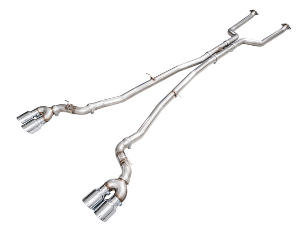 AWE Tuning BMW G90/G99 M5 Track Edition Cat-Back Exhaust - Chrome Silver Tips - 3020-42790 Photo - Primary