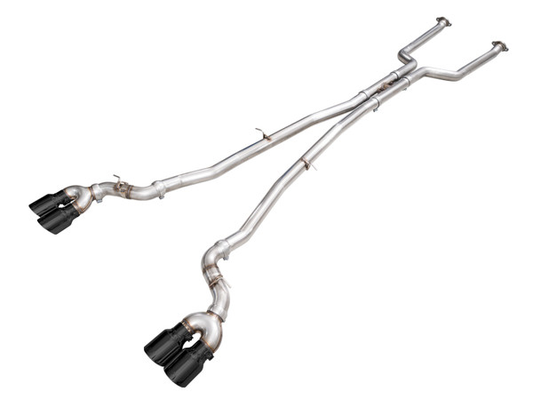 AWE Tuning BMW G90/G99 M5 Track Edition Cat-Back Exhaust - Diamond Black Tips - 3020-43790 Photo - Primary