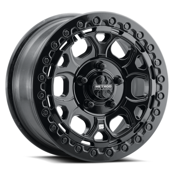 Method MR416 Beadlock 15x7 / 5x4.5 / 55mm Offset / 68.00mm Bore - Gloss Black Wheel - MR416570121361B Photo - Primary