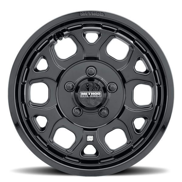 Method MR416 Bead Grip 15x7 / 6x5.5 / 74mm Offset / 78.30mm CB - Gloss Black Wheel - MR416570601366 Photo - Primary