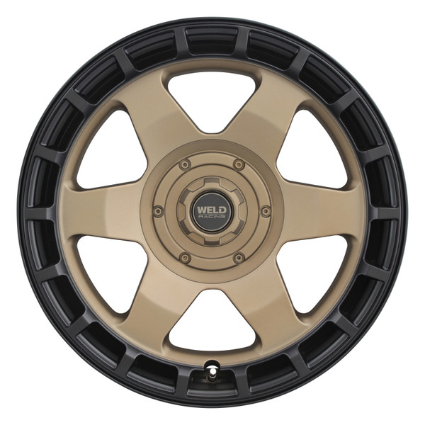 Weld Off-Road Ridge 17x9 - 5x114.3 / 5x127 BP - ET-12 - 78.1mm CB - Satin Bronze Wheel (Black Ring) - W15079026450 Photo - Primary