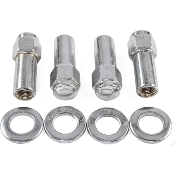 Weld Closed End Lug Nuts 12mm x 1.5 Thread Shank Seat - Chrome (4 Pack) - 601-1412 Photo - Primary