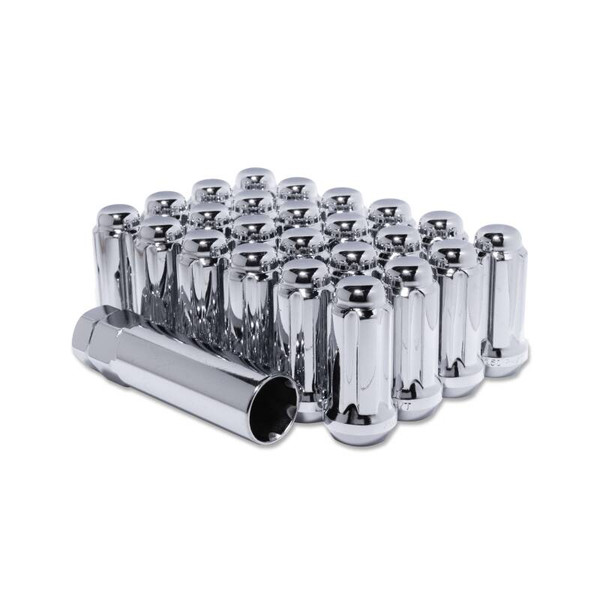 Method Lug Kit - Extended Thread Spline - M14X1.5 - 6 Lug Kit - Chrome - 24 Nuts - LK-S1415ET-40-24C Photo - Primary