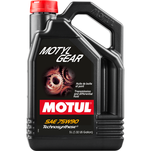 Motul Motylgear 75W90 4X5L - API GL-4/GL-5 MIL-L-2105D - 5L (1.3 Gal.) - 109057 Photo - Primary