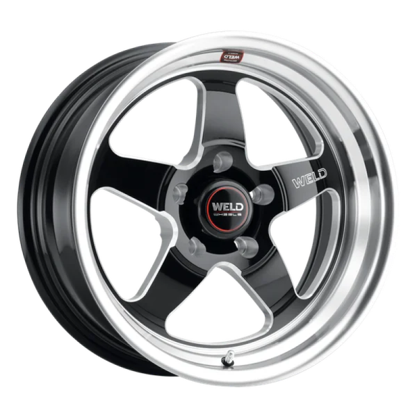 Weld S155 18x11 Ventura 5x120.65 43 Offset BS 7.69 Gloss BLK MIL DIA 72.56 - S10481161P43 Photo - Primary