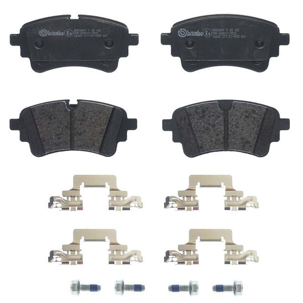 Brembo OE 20-24 Audi S5 Sportback/S6/21-24 SQ5 Sportback/2020 SQ7 Low-Met Brake Pad - Rear - P85185 Photo - Primary