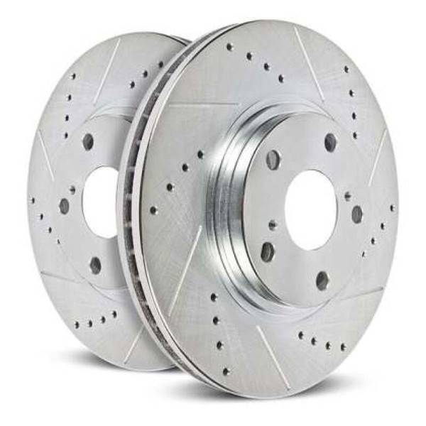 Power Stop 24-25 Ford Mustang Left Front Drilled & Slotted Rotor - AR85229XL User 1