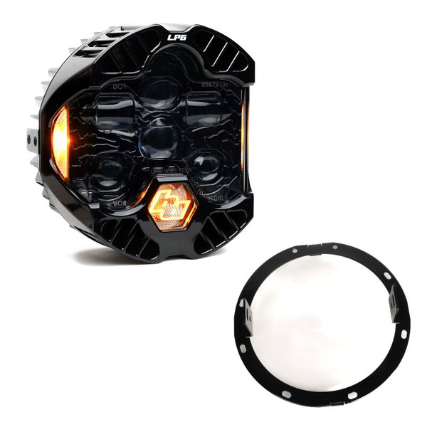 Baja Designs 14-23 Harley-Davidson Street Glide (Single Light) DOT LP6 LED DRL Headlight Kit - Amber - 448115 User 1